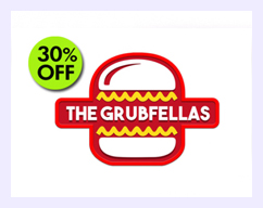 grubdellas burgers takeaway